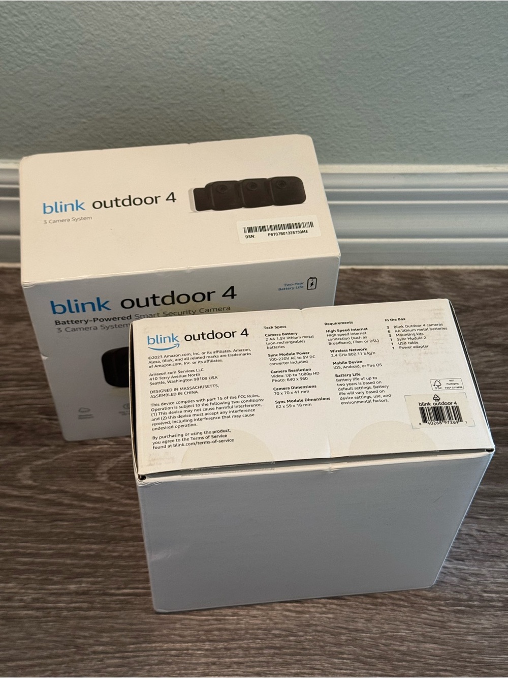Blink 4 Outdoor 3 Camera System w/sync Module - Picture 4 of 6